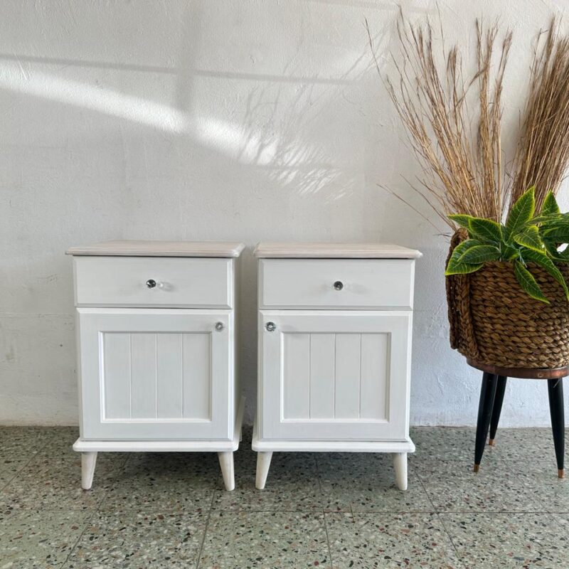 White Bedside Tables