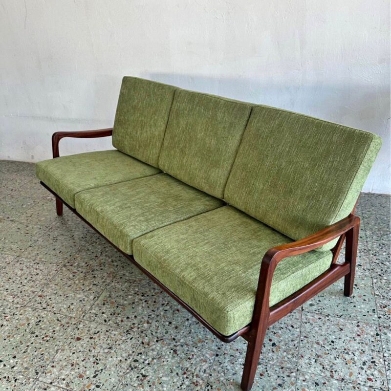 Mid Century 60's Parker Knoll 3 Seater Sofa