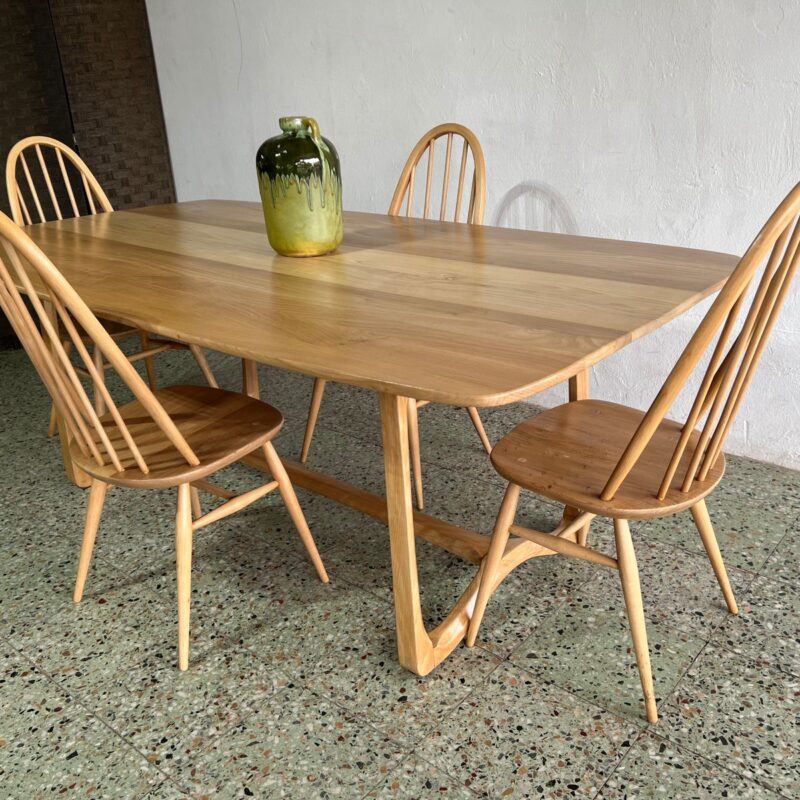 Original Ercol Table and 4 Dining Chairs