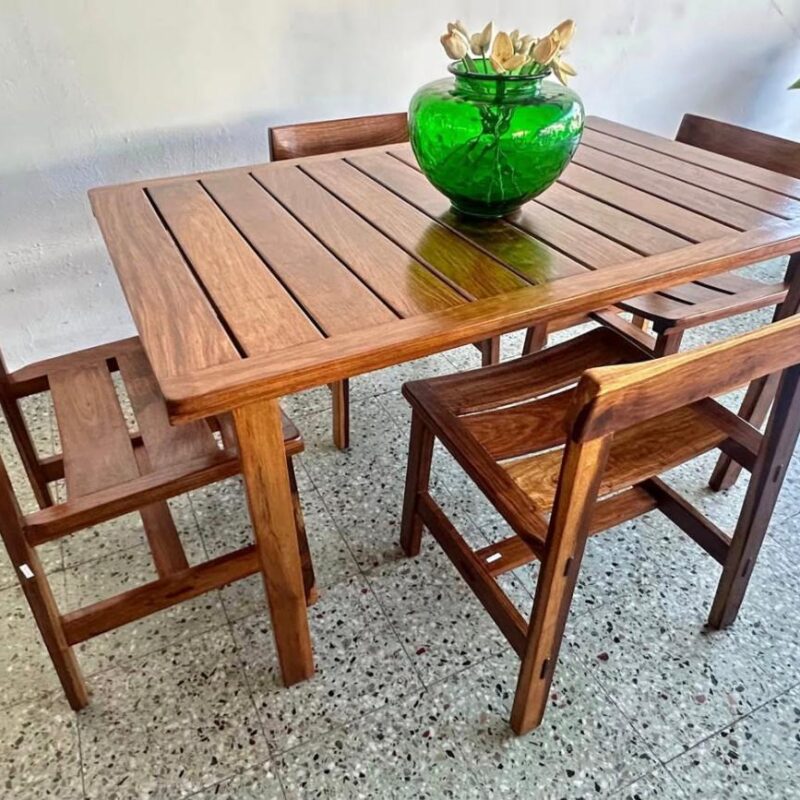 Mid Century Kallenbach by John Tabraham Dining Table and 4 Chairs