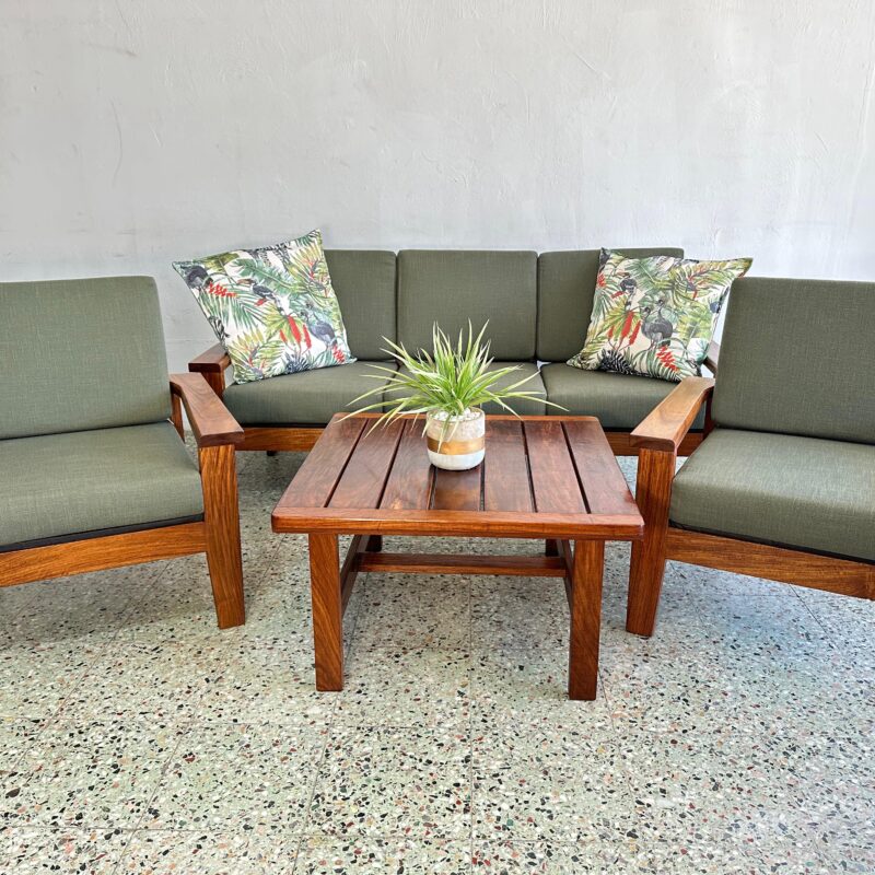 Artecasa Wooden Lounge Suite